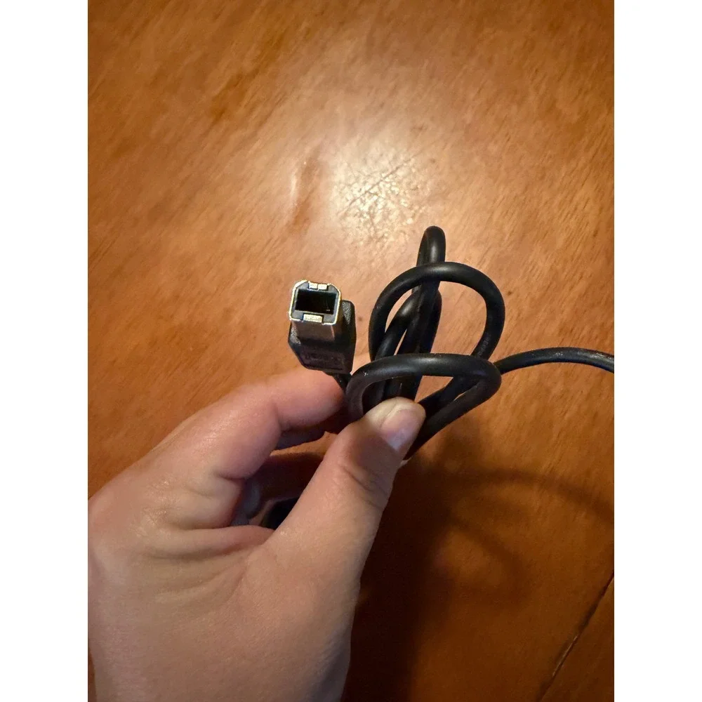 HP USB 2.0 Printer Cable Type A to B‎ Black 6ft 8121-1186 Scanner Data Cord